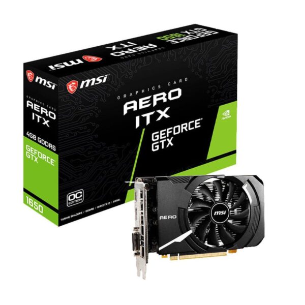 MSI GeForce GTX 1650 4GB Aero ITX OC D6
