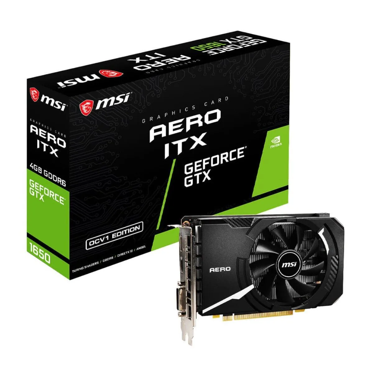 MSI GeForce GTX 1650 D6 AERO ITX OCV1