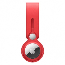 Apple Lanière AirTag Cuir (AirTag Leather Loop) (PRODUCT)Red