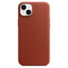 Coque en Cuir avec MagSafe pour iPhone 14 Plus - Umber