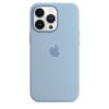 Coque en silicone avec MagSafe pour iPhone 13 Pro - Bleu fog
