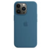 Coque en silicone avec MagSafe pour iPhone 13 Pro - Bleu jay