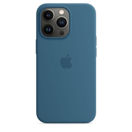Coque en silicone avec MagSafe pour iPhone 13 Pro - Bleu jay
