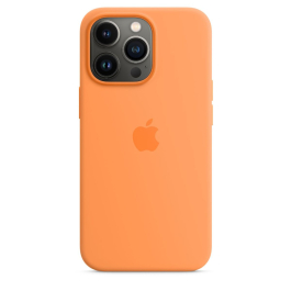 Coque en silicone avec MagSafe pour iPhone 13 Pro - Marigold