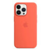 Coque en silicone avec MagSafe pour iPhone 13 Pro - Nectarine