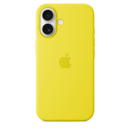 Coque en silicone avec MagSafe pour iPhone 16 Carambole
