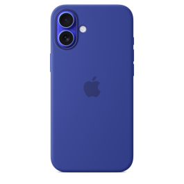 Coque en silicone avec MagSafe pour iPhone 16 Plus Outremer