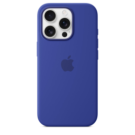 Coque en silicone avec MagSafe pour iPhone 16 Pro Outremer