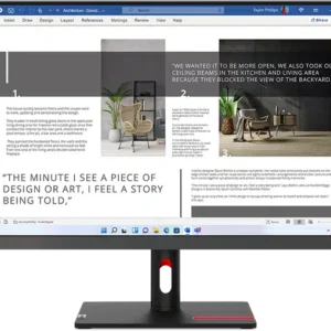 Écran 27" Full HD Lenovo ThinkVision S27i-30 (63DFKAT4EU) - Duga